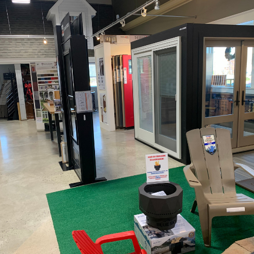 Inside of Howe Lumber