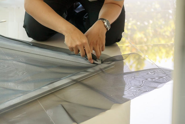Howe Lumber performing screen repair services in Massachusetts